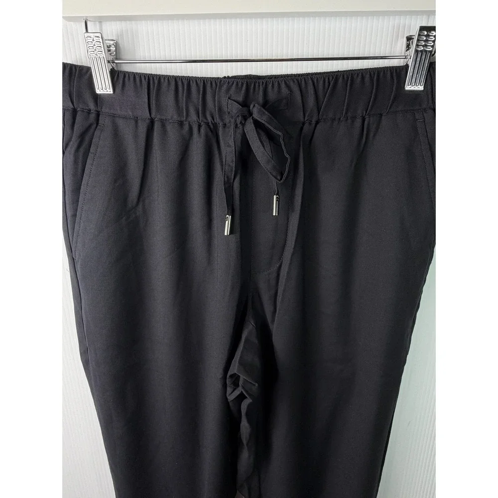 Wildfang The Empower Drawstring Pant Black Size Medium Women's Jogger Pockets